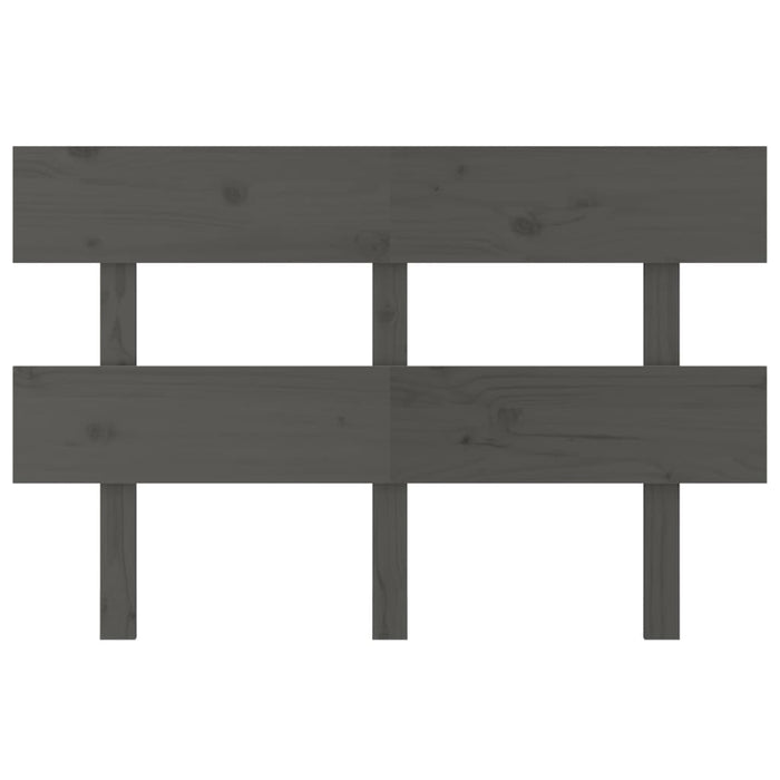 Tăblie de pat, gri, 144x3x81 cm, lemn masiv de pin - WALTI WALTI