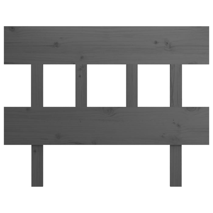 Tăblie de pat, gri, 103,5x3x81 cm, lemn masiv de pin - WALTI WALTI