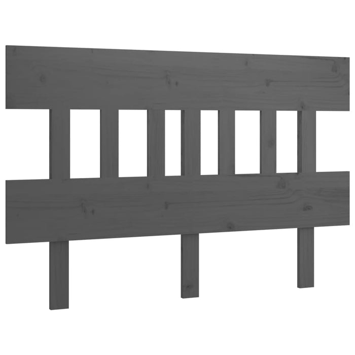 Tăblie de pat, gri, 183,5x3x81 cm, lemn masiv de pin - WALTI WALTI