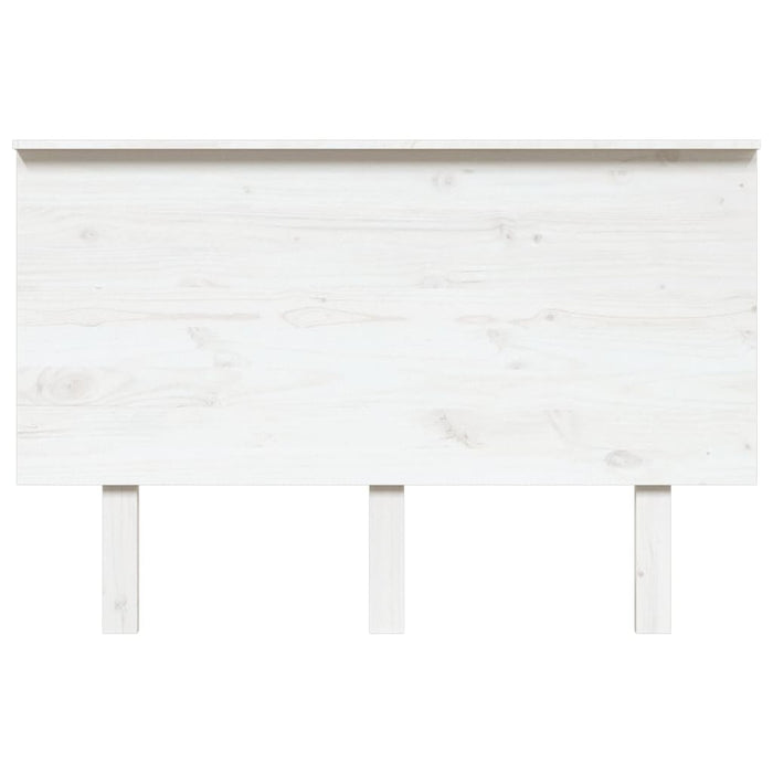 Tăblie de pat, alb, 124x6x82,5 cm, lemn masiv de pin - WALTI WALTI