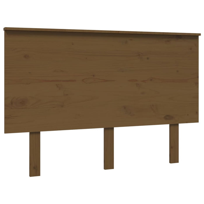 Tăblie de pat, maro miere, 124x6x82,5 cm, lemn masiv de pin - WALTI WALTI
