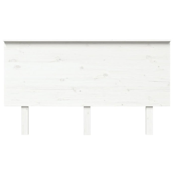 Tăblie de pat, alb, 144x6x82,5 cm, lemn masiv de pin - WALTI WALTI
