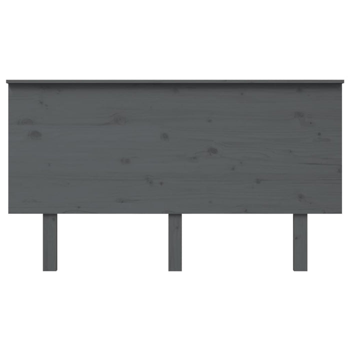 Tăblie de pat, gri, 144x6x82,5 cm, lemn masiv de pin - WALTI WALTI