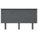 Tăblie de pat, gri, 144x6x82,5 cm, lemn masiv de pin - WALTI WALTI