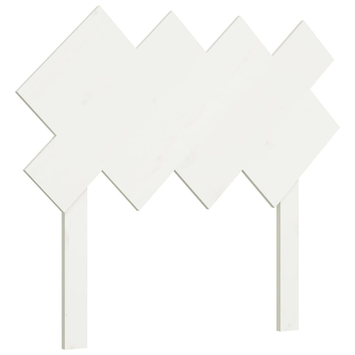 Tăblie de pat, alb, 92x3x81 cm, lemn masiv de pin - WALTI WALTI