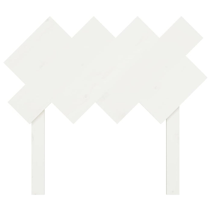 Tăblie de pat, alb, 92x3x81 cm, lemn masiv de pin - WALTI WALTI