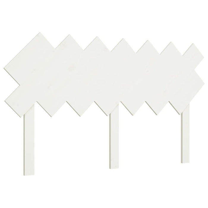 Tăblie de pat, alb, 141x3x80,5 cm, lemn masiv de pin - WALTI WALTI