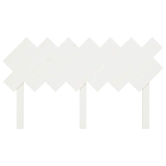 Tăblie de pat, alb, 141x3x80,5 cm, lemn masiv de pin - WALTI WALTI