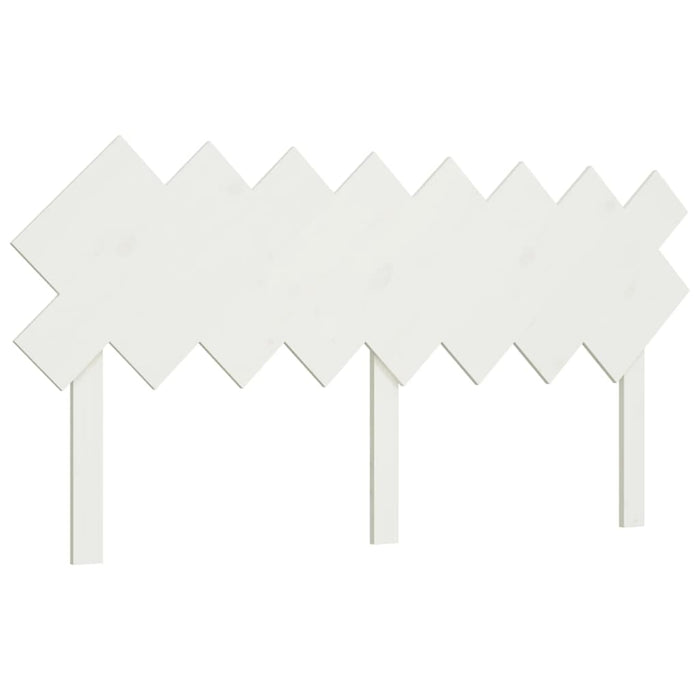 Tăblie de pat, alb, 159,5x3x80,5 cm, lemn masiv de pin - WALTI WALTI