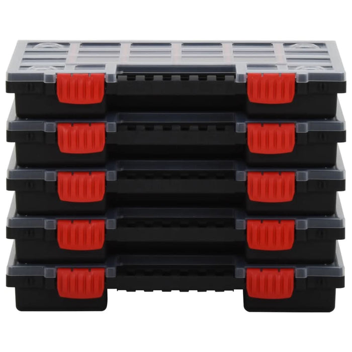 Cutii de organizare, 5 buc., 34,5x25x5 cm, polipropilenă - WALTI WALTI