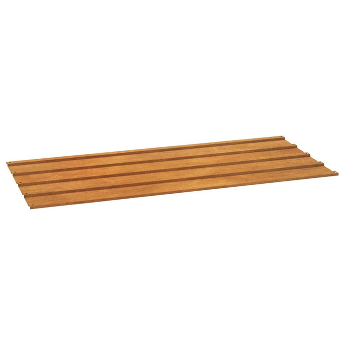 Panouri de acoperiș, 36 buc., ruginiu, 100x44 cm, oțel corten - WALTI WALTI