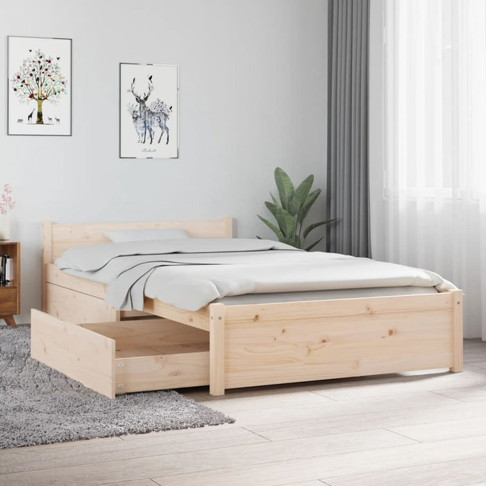 Cadru de pat cu sertare Single, 90x190 cm - WALTI WALTI