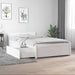 Cadru de pat cu sertare Single, alb, 90x190 cm - WALTI WALTI