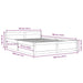Cadru de pat cu sertare Double, alb, 135x190 cm - WALTI WALTI