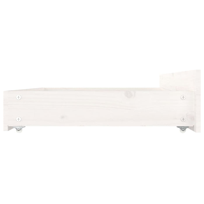 Cadru pat cu sertare, alb, 140x190 cm - WALTI WALTI