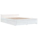 Cadru de pat cu sertare King Size, alb, 150x200 cm - WALTI WALTI