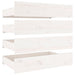 Cadru de pat cu sertare King Size, alb, 150x200 cm - WALTI WALTI