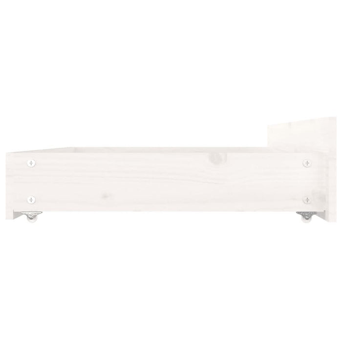 Cadru de pat cu sertare King Size, alb, 150x200 cm - WALTI WALTI