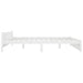 Cadru de pat cu sertare Super King, alb, 180x200 cm - WALTI WALTI