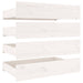Cadru de pat cu sertare Super King, alb, 180x200 cm - WALTI WALTI