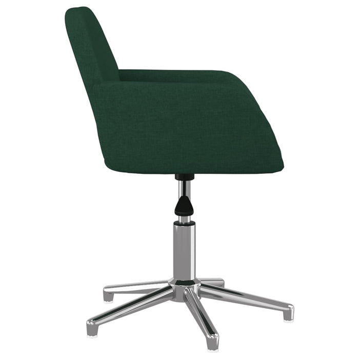 Scaune de bucătărie pivotante, 2 buc., verde închis, catifea - WALTI WALTI