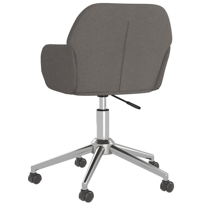 Scaune de bucătărie pivotante, 2 buc., gri închis, textil - WALTI WALTI