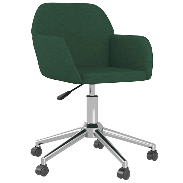 Scaune de bucătărie pivotante, 2 buc., verde închis, catifea - WALTI WALTI