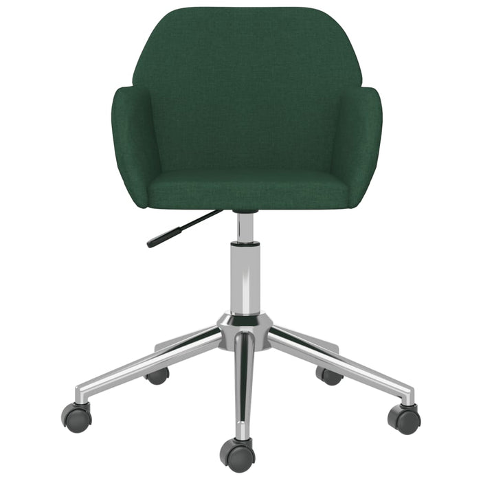 Scaune de bucătărie pivotante, 2 buc., verde închis, catifea - WALTI WALTI