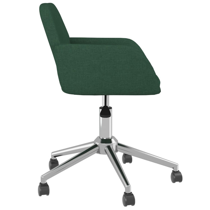 Scaune de bucătărie pivotante, 2 buc., verde închis, catifea - WALTI WALTI