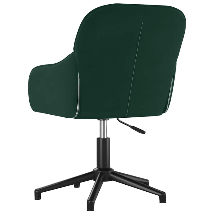 Scaune de bucătărie pivotante, 2 buc., verde închis, catifea - WALTI WALTI