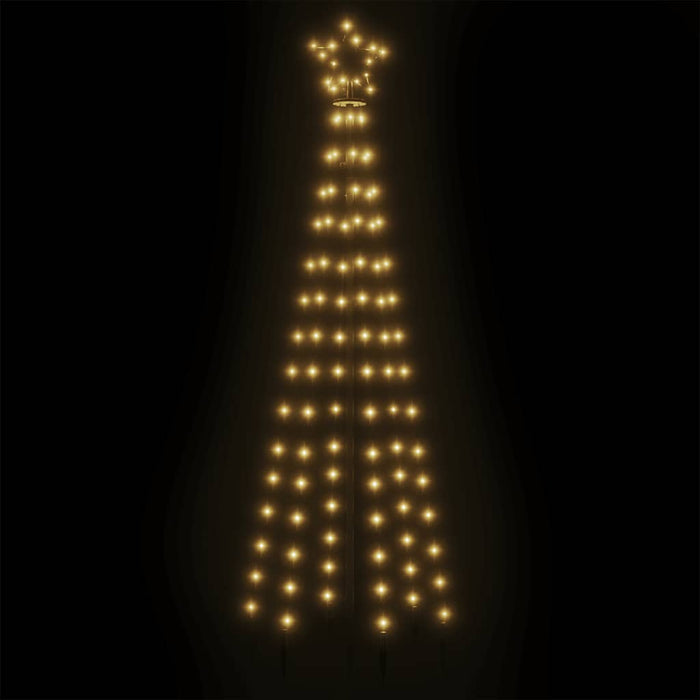Brad de Crăciun conic, 108 LED-uri, alb cald, 70x180 cm - WALTI WALTI