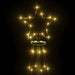Brad de Crăciun conic, 108 LED-uri, alb cald, 70x180 cm - WALTI WALTI