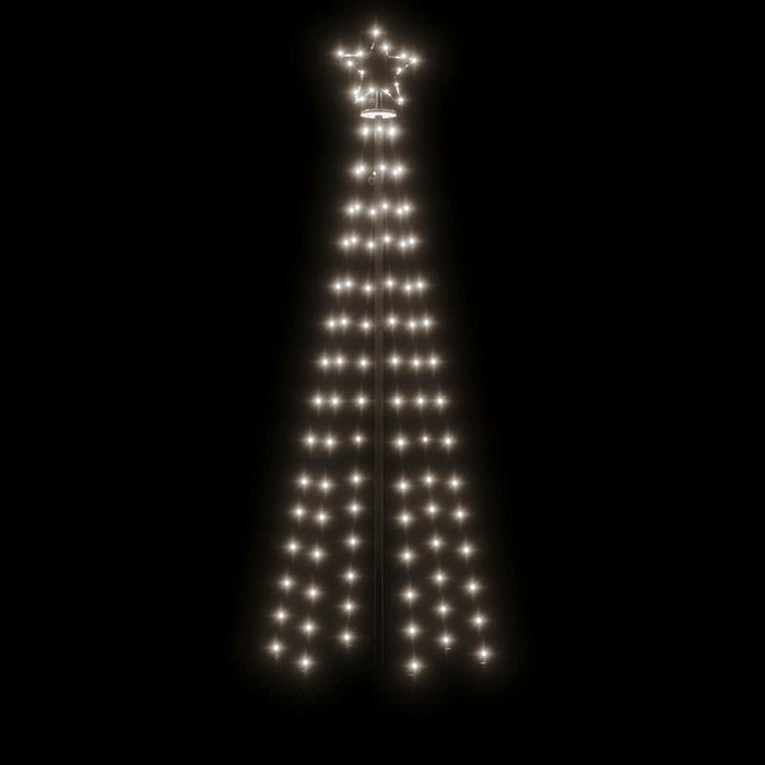 Brad de Crăciun conic, 108 LED-uri, alb rece, 70x180 cm - WALTI WALTI