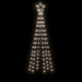 Brad de Crăciun conic, 108 LED-uri, alb rece, 70x180 cm - WALTI WALTI