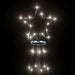 Brad de Crăciun conic, 108 LED-uri, alb rece, 70x180 cm - WALTI WALTI
