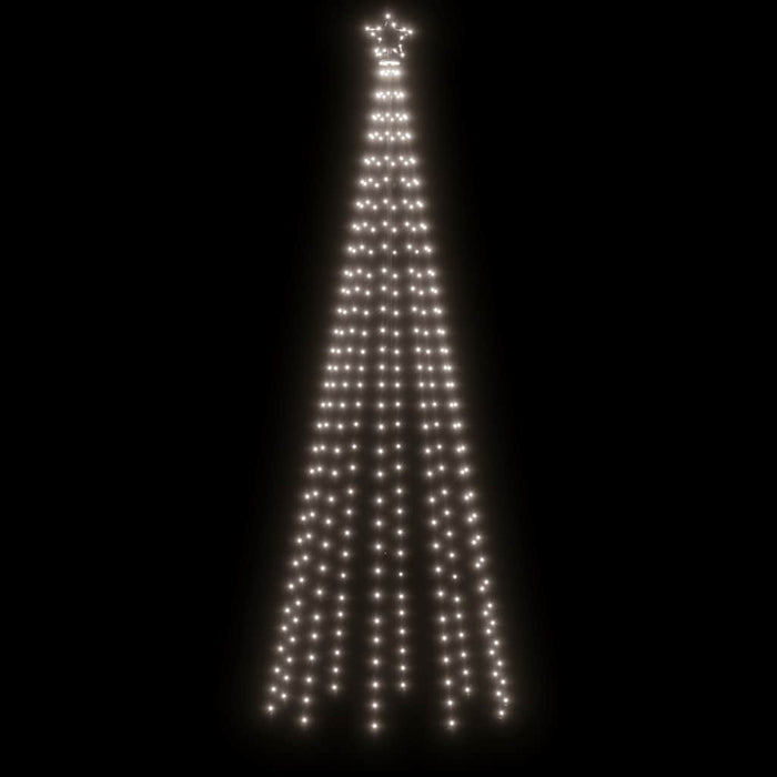 Brad de Crăciun conic, 310 LED-uri, alb rece, 100x300 cm - WALTI WALTI