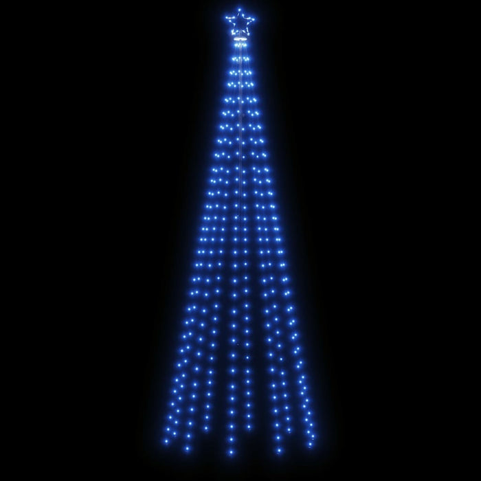 Brad de Crăciun conic, 310 LED-uri, albastru, 100x300 cm - WALTI WALTI