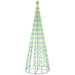 Brad de Crăciun conic, 732 LED-uri, multicolor, 160x500 cm - WALTI WALTI