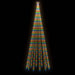 Brad de Crăciun conic, 732 LED-uri, multicolor, 160x500 cm - WALTI WALTI
