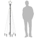 Brad de Crăciun, 108 LED-uri alb cald, 180 cm, cu țăruș - WALTI WALTI