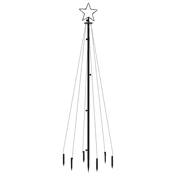 Brad de Crăciun, 108 LED-uri multicolore, 180 cm, cu țăruș - WALTI WALTI