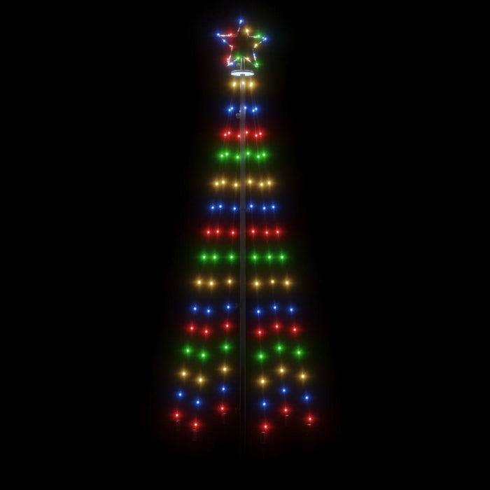Brad de Crăciun, 108 LED-uri multicolore, 180 cm, cu țăruș - WALTI WALTI