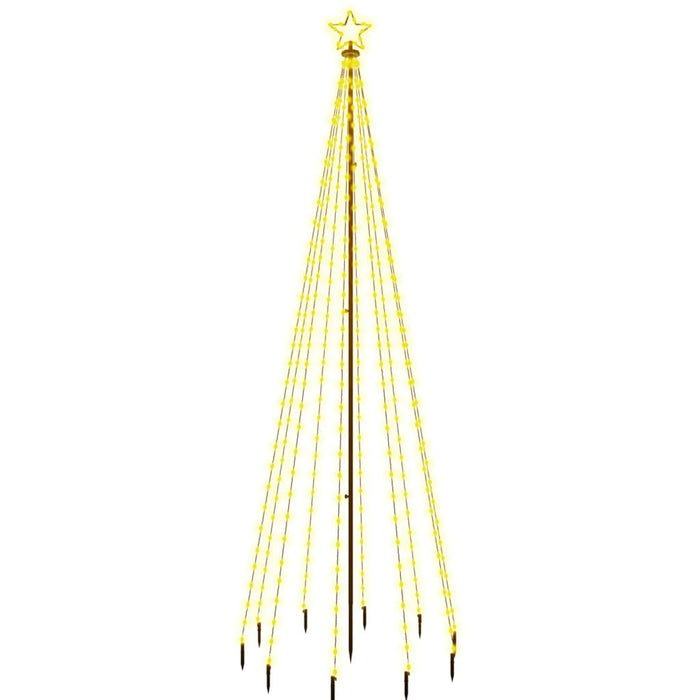 Brad de Crăciun, 310 LED-uri, alb cald, 300 cm, cu țăruș - WALTI WALTI
