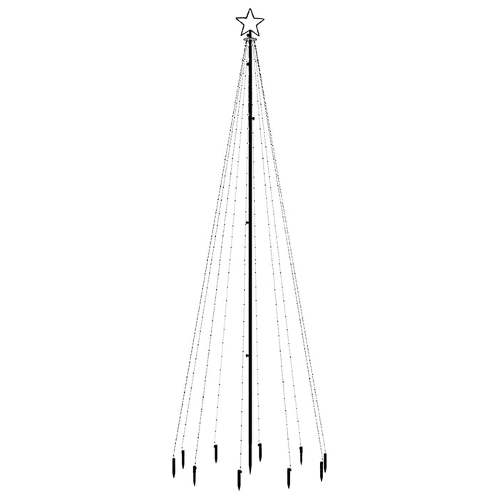 Brad de Crăciun, 310 LED-uri, alb cald, 300 cm, cu țăruș - WALTI WALTI