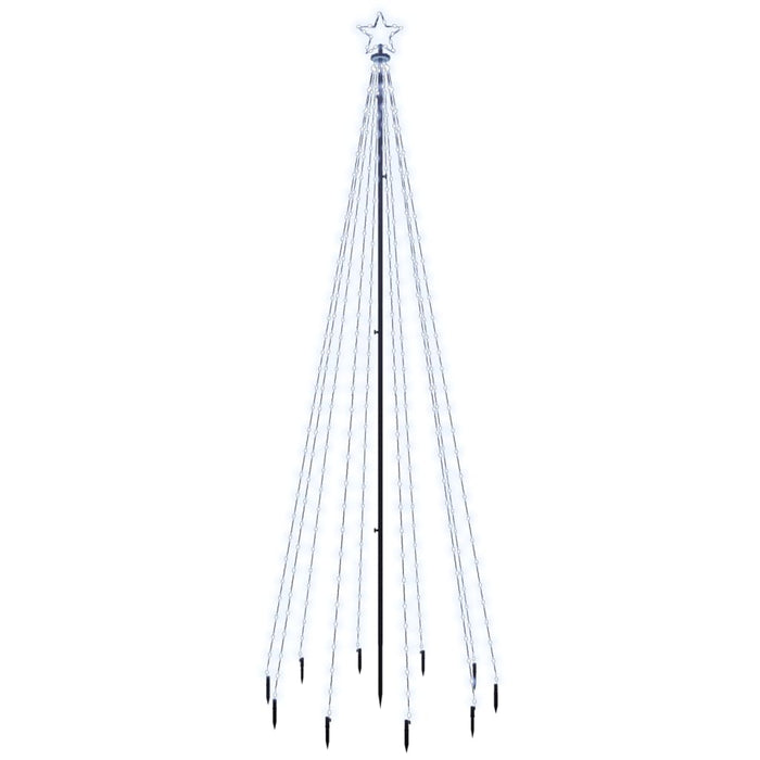 Brad de Crăciun, 310 LED-uri, alb rece, 300 cm, cu țăruș WALTI