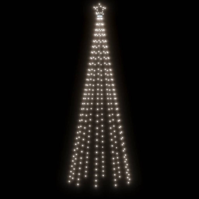 Brad de Crăciun, 310 LED-uri, alb rece, 300 cm, cu țăruș WALTI