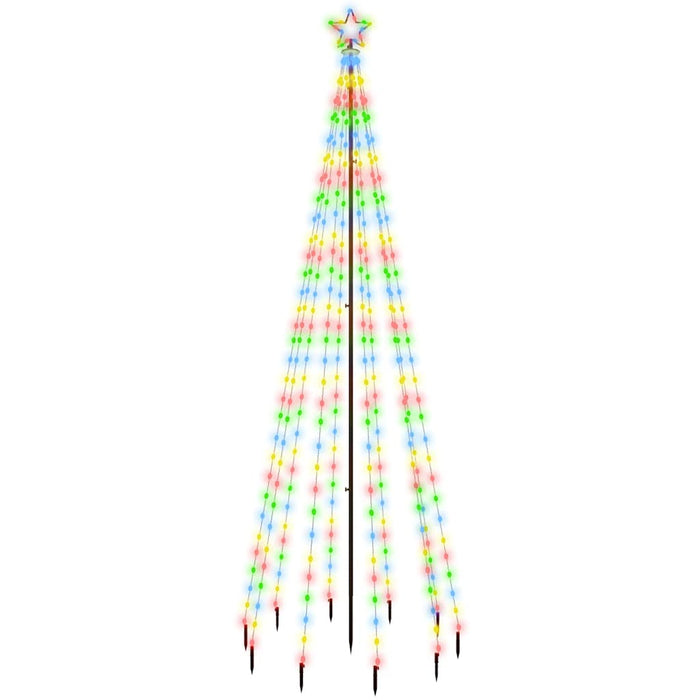 Brad de Crăciun, 310 LED-uri colorate, 300 cm, cu țăruș - WALTI WALTI