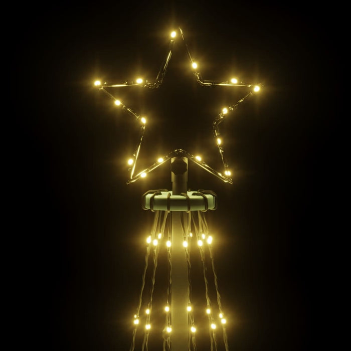 Brad de Crăciun cu țăruș, 732 LED-uri, alb cald, 500 cm WALTI