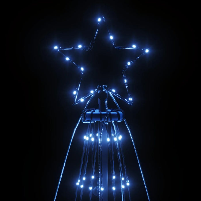 Brad de Crăciun cu țăruș, 1134 LED-uri, albastru, 800 cm WALTI