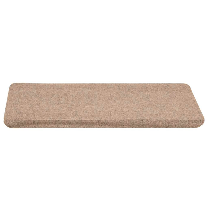 Covorașe scări autoadezive, 15 buc., bej, 65x24,5x3,5 cm - WALTI WALTI